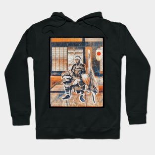 The samurai in codex Hoodie